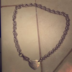 Return to Tiffany Heart Tag Choker